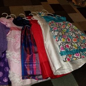 Lot Girls Dresses Size 3 thru 4t